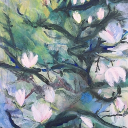 Magnolia in groen
