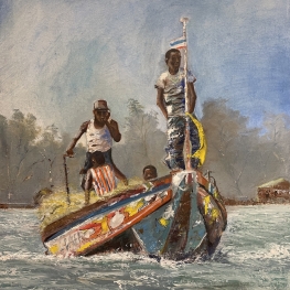 Vissers in de Gambia 