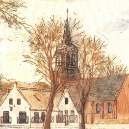 Brink in Laren - tweekleurig