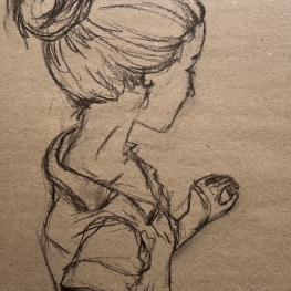 Sketch of a woman