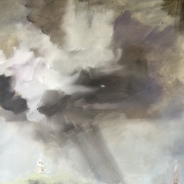Bad weather above Enkhuizen