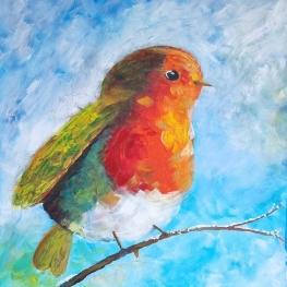 Roodborstje tikt....