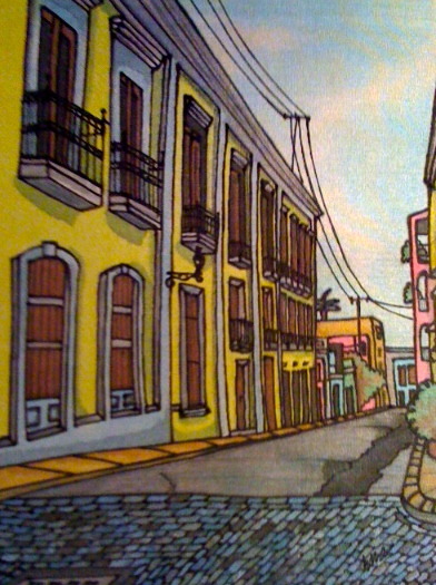 Oud Straat in San juan Puerto Rico