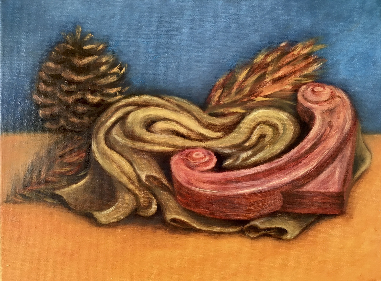 Stilleven met Droogbloemen