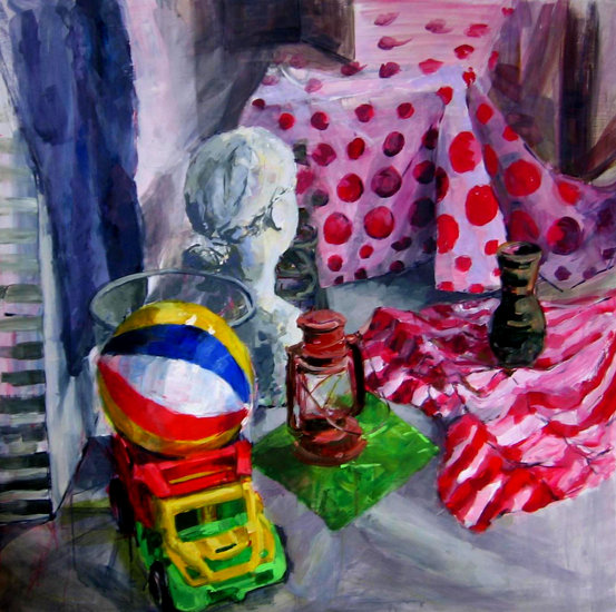 Still life with a ball