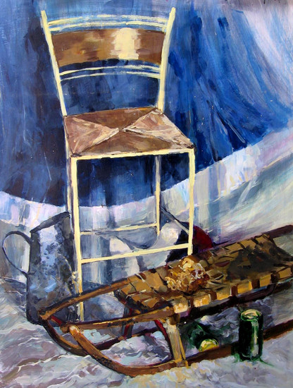 Still life with a chair