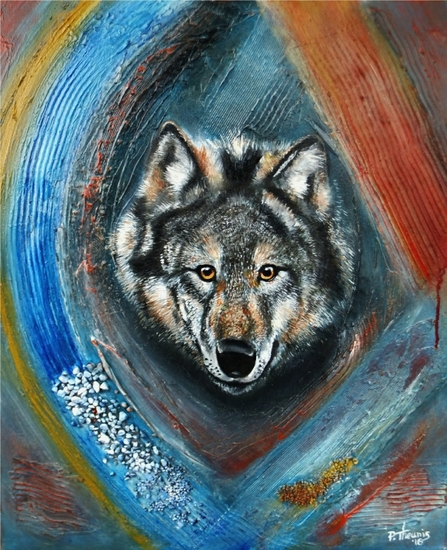 Wolf with the Orange Eyes