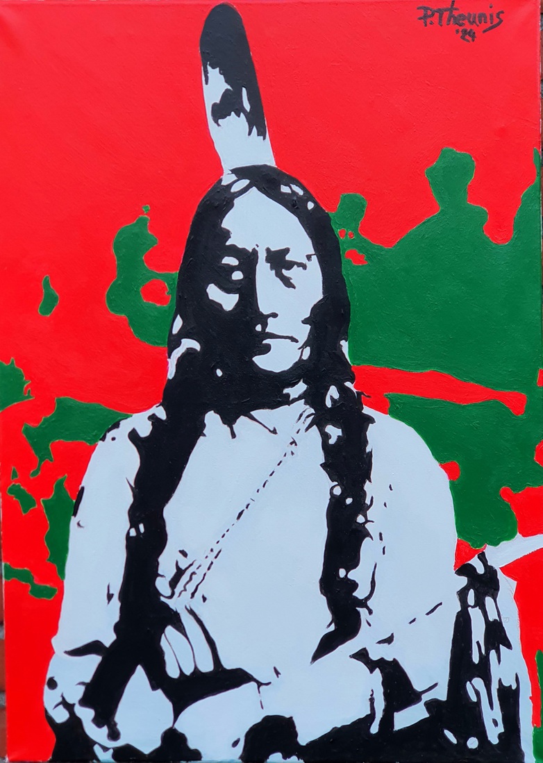 Sitting Bull with Pipe