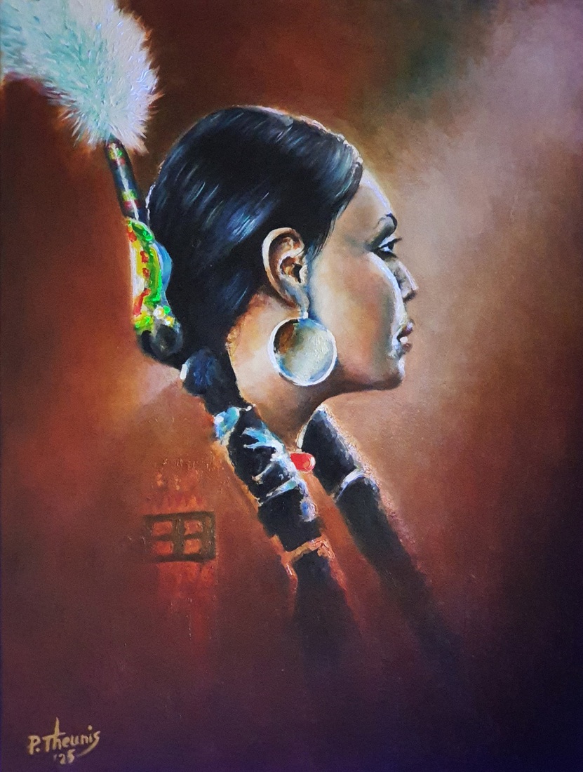 Native Lady In Profile