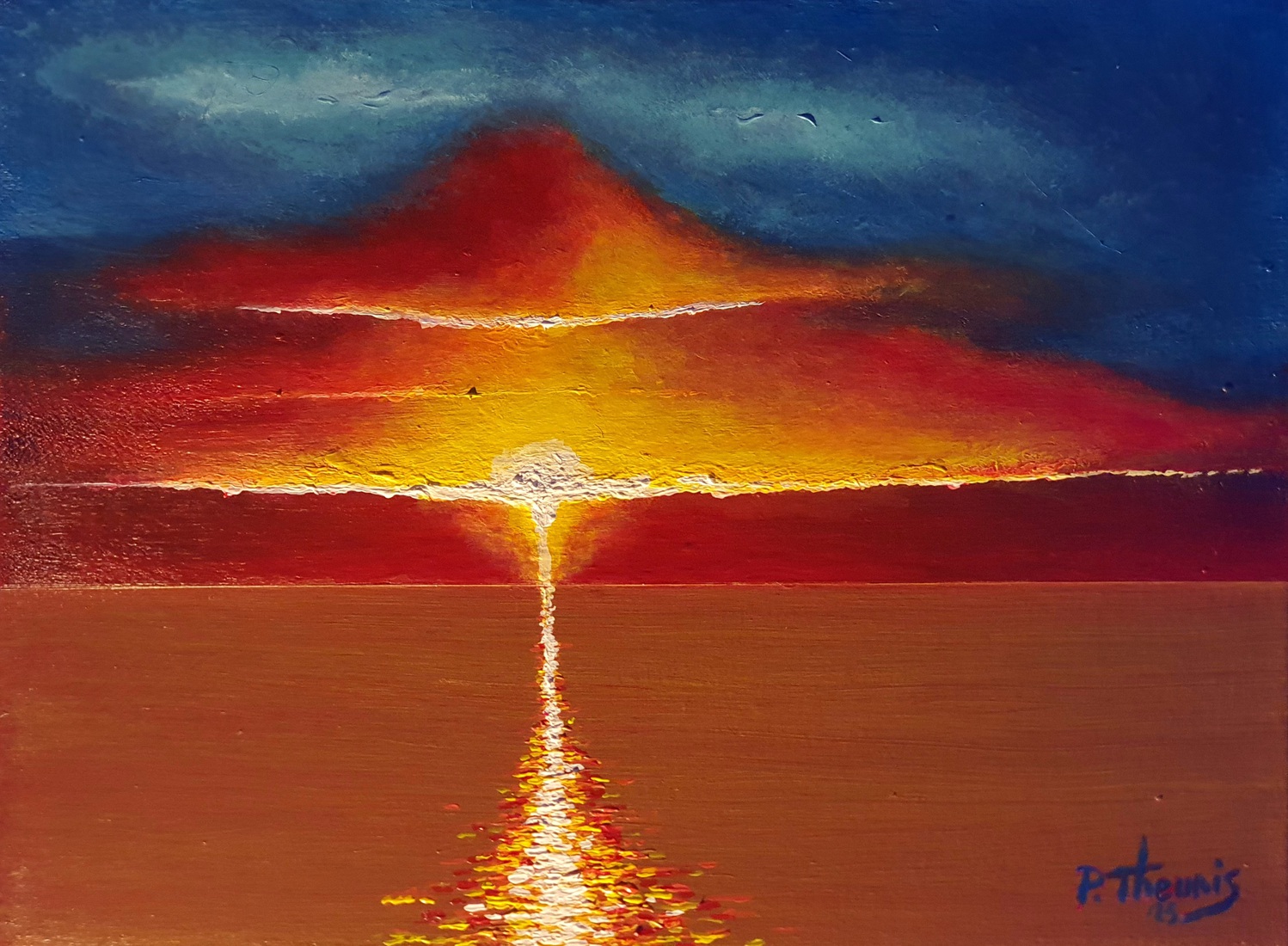 Fantasie zonsondergang