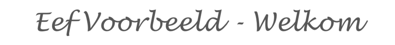 Eef Voorbeeld