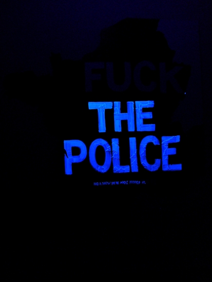 THE POLICE WAS HERE(black)