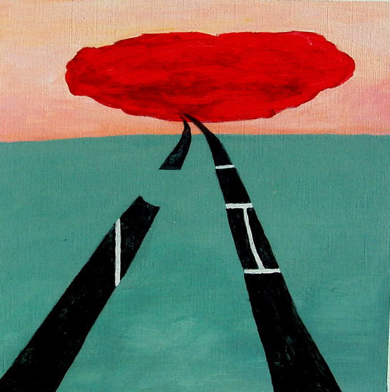 weg voorbij de horizon