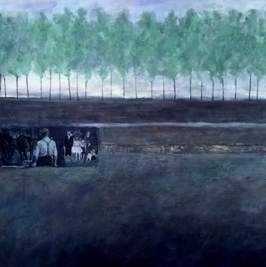 waar ploegen wolken stof doen opwaaien