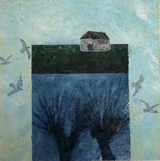 Wilgen langs de dijk