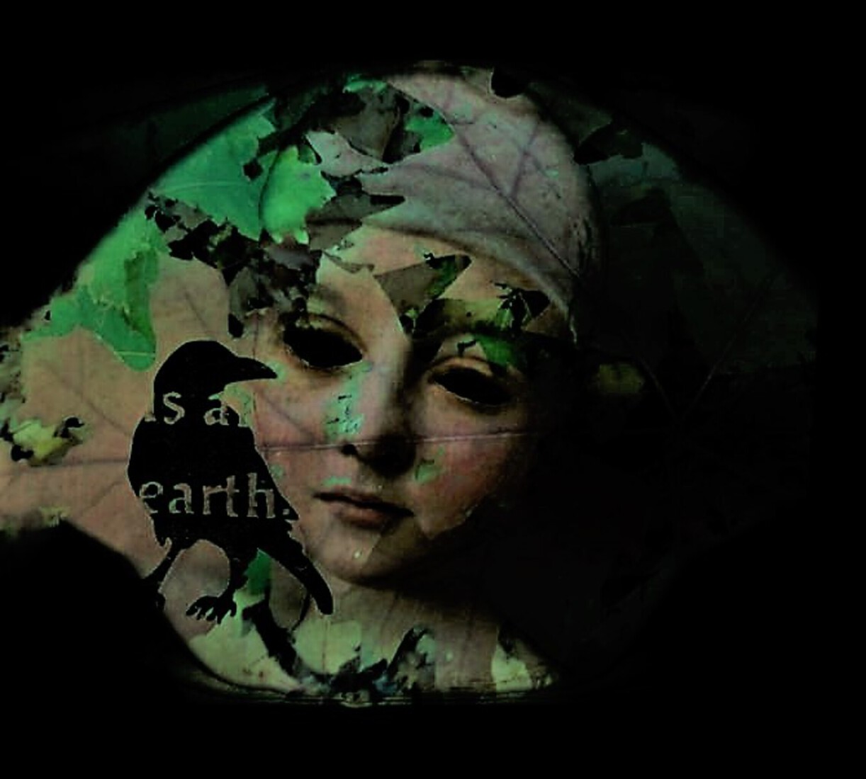 digitale compositie - omringd door de nacht...