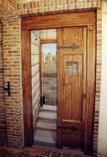 Trompe l'oeil lift Landsmeer