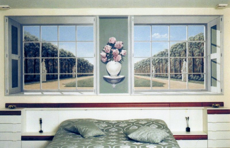 Trompe l'oeil voor Kasteelheer