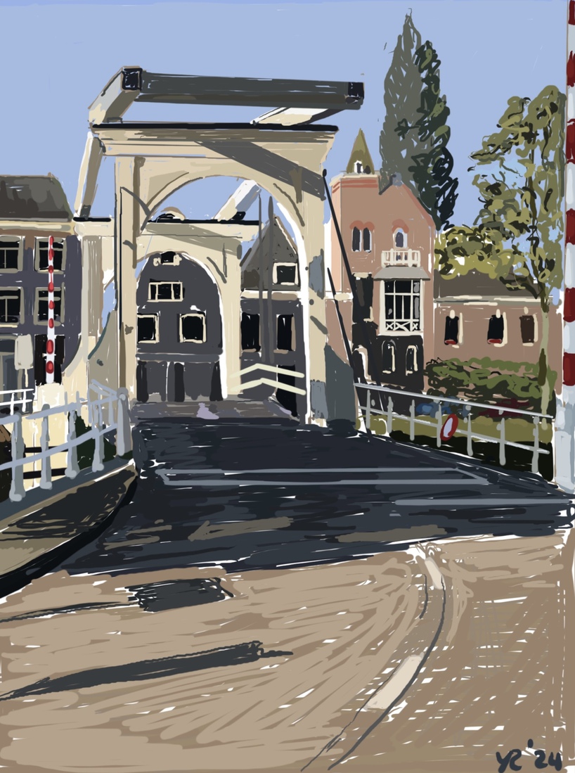 Lange Vechtbrug in Weesp