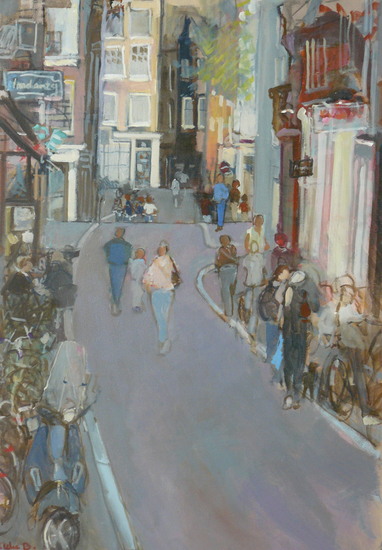 Winkelstraat in Amsterdam