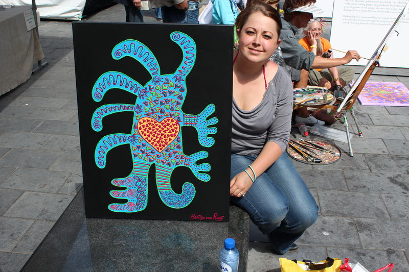 Henk Veen Kunstevenement Rembrandtplein .