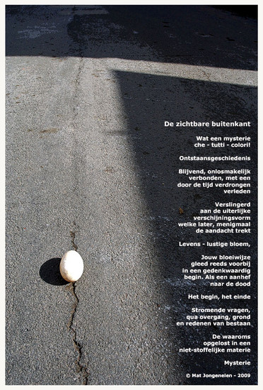 - 8 - De zichtbare buitenkant.