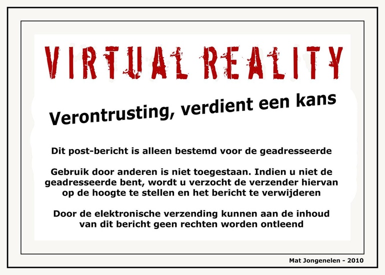 - 19 - Virtual reality.