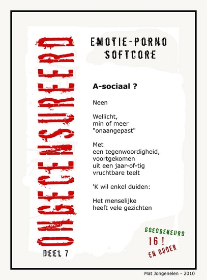 - 31 - A-sociaal ?