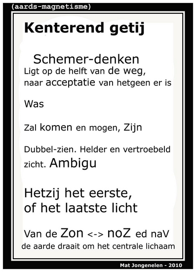 - 37 - Kenterend getij.