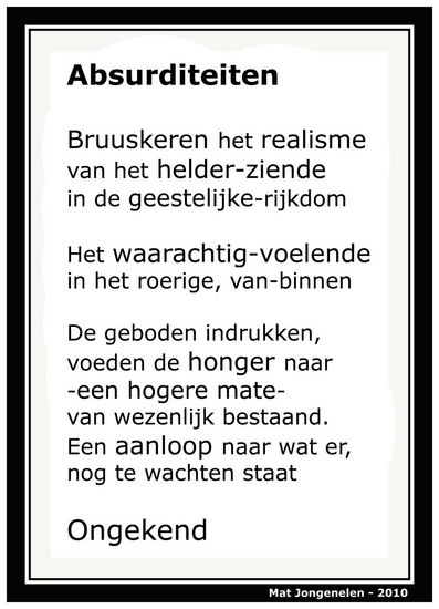 - 38 - Absurditeiten.