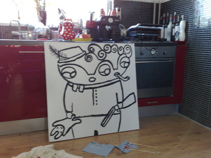 in de keuken schilderen