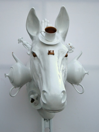 white horse head ilja visser