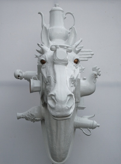 white horse head white boogie woogie