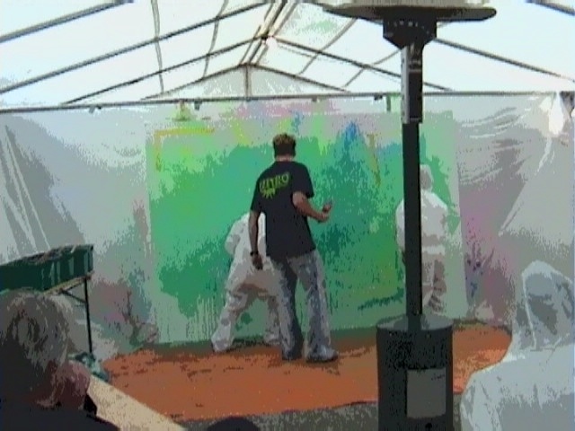 paint on pampus