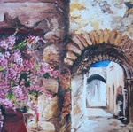 Greece Straatje in Athene