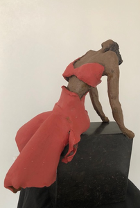 Dit werk is gemaakt van klei, daarna meerdere keren rond de 1100 C gebakken. De afwerking bepaalt de hoogte van de temperatuur. Sommige zijn geplaatst op hardstenen sokkels. Het werk is  in verschillende prijsklassen. Het meeste werk kan ook buiten geplaatst worden.