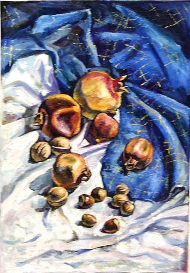 Pomegranates and nutes.