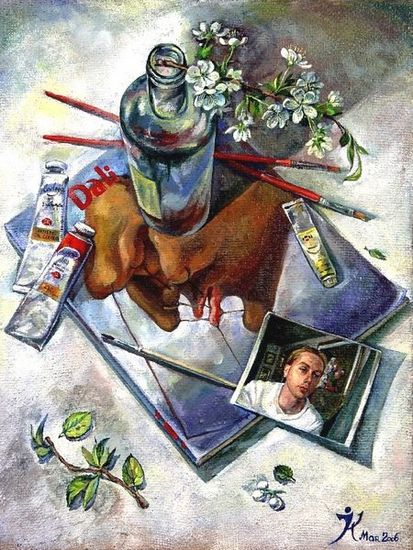The great genius of Dali... Spring, my painting and my love. Dedicated to A. M.