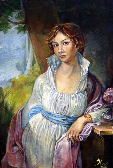 Portrait of my mother.