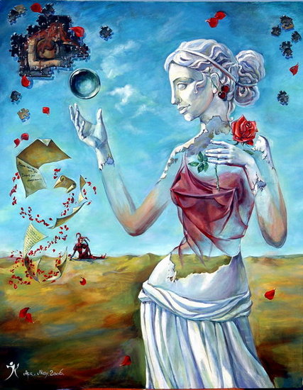 Crystal sphere of my love. ( Love & Pain ). Dedicated to A.M.