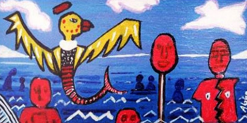 THE CONDORMERMAID AND THE OTHERS AT THE LAKE TITICACA