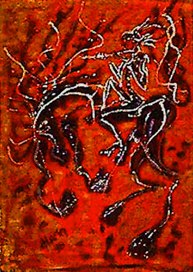 Krixna on a stallion