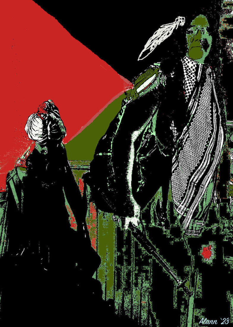 DE CATASTROFE IS EEN SPOOR VAN BLOED EN TRANEN