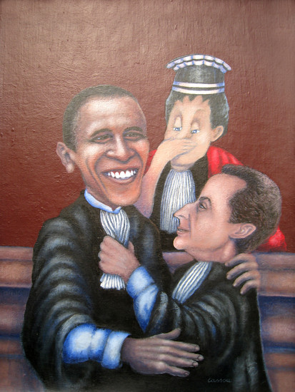 Obama en Sarkozy