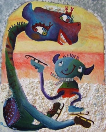 Samen schaatsen ja gezellig