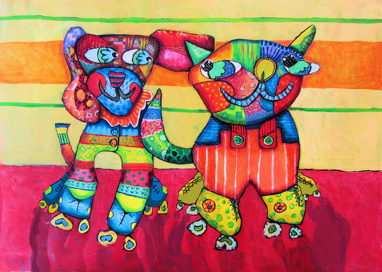 kijk ons nu rolchaatsen