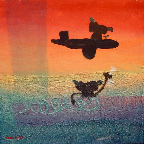 vliegtuig bij de redding