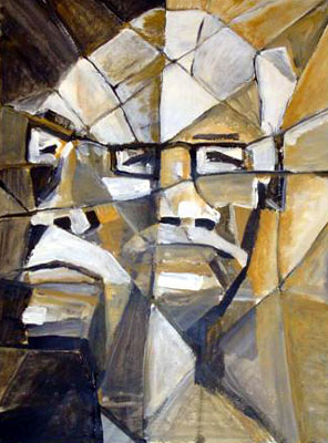 Dubbelportret in bruin