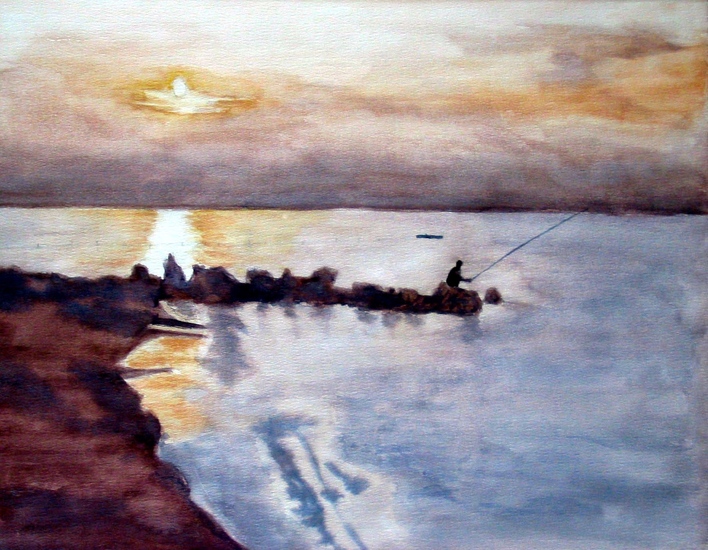 Vissertje in Italië