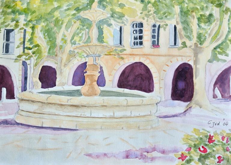 Fontein in Frankrijk